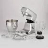Ariete 1598 Gourmet Professional 7L Metal – planetarinis maišytuvas su trintuvu – nerūdijančio plieno dubuo – 7 l – stiklinis ąsotis – 1200 vatų – 6 greičiai