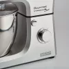 Ariete 1598 Gourmet Professional 7L Metal – planetarinis maišytuvas su trintuvu – nerūdijančio plieno dubuo – 7 l – stiklinis ąsotis – 1200 vatų – 6 greičiai
