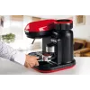 Ariete 1318 Moderna espreso aparatas su integruota kavamale, kavos pupelėms ir maltai kavai, pieno putoklis kapučino ruošimui, 1 ir 2 puodelių filtras, 1080 W, 800 ml, raudonas