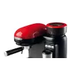 Ariete 1318 Moderna espreso aparatas su integruota kavamale, kavos pupelėms ir maltai kavai, pieno putoklis kapučino ruošimui, 1 ir 2 puodelių filtras, 1080 W, 800 ml, raudonas