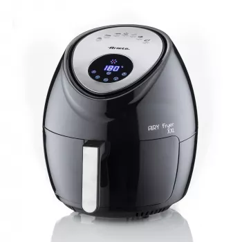 Ariete 4618 Airy Fryer XXL - karšto oro gruzdintuvė - Iškepkite 2,5 kg bulvyčių fri - 7 litrai - Kepimas be aliejaus ir riebalų - 1800 W - Juoda