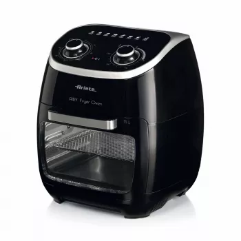 Ariete 4619 Airy Fryer Oven - karšto oro gruzdintuvė ir elektrinė orkaitė su iešmu - besisukantis krepšys - džiovintuvas - 2000 W - 11 l - plieninė