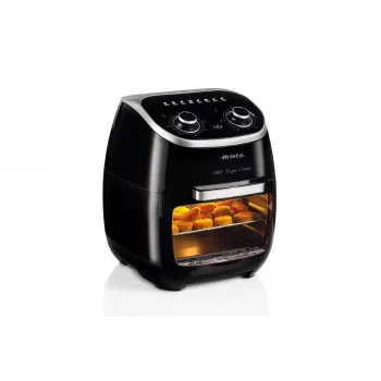 Ariete 4619 Airy Fryer Oven - karšto oro gruzdintuvė ir elektrinė orkaitė su iešmu - besisukantis krepšys - džiovintuvas - 2000 W - 11 l - plieninė