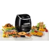 Ariete 4619 Airy Fryer Oven - karšto oro gruzdintuvė ir elektrinė orkaitė su iešmu - besisukantis krepšys - džiovintuvas - 2000 W - 11 l - plieninė