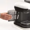 Ariete 1318 Moderna Espresso kavos aparatas su integruota kavos malūnėliu, kavos pupelėms ir maltai kavai, pieno putotuvas kapučino ruošimui, 1 ir 2 puodelių filtras, 1080 W, 800 ml, baltas