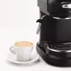 Ariete 1318 Moderna espreso aparatas su integruota kavos malūnėliu, kavos pupelėms ir maltai kavai, pieno putojimo cappuccino ruošėjas, 1 ir 2 puodelių filtras, 1080 W, 800 cc, juoda