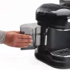 Ariete 1318 Moderna espreso aparatas su integruota kavos malūnėliu, kavos pupelėms ir maltai kavai, pieno putojimo cappuccino ruošėjas, 1 ir 2 puodelių filtras, 1080 W, 800 cc, juoda