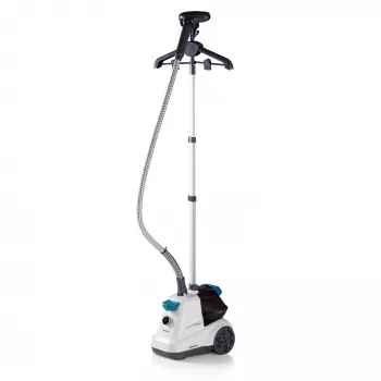 Ariete 6248 garų siurblys drabužiams, balta ir šviesiai mėlyna, 2200 W