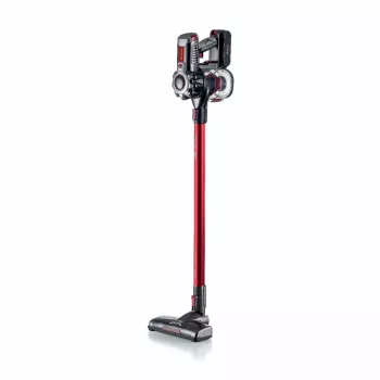 Ariete 2757 22v Lithium - Belaidis elektrinis šepetys - 3 filtravimo lygiai - 2200 mAH ličio jonų baterija - Priedų rinkinys komplekte - Raudona