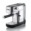 Ariete 1380 Metal kavos aparatas, suderinamas su malta kava ir ESE kapsulėmis, 1300 W, 1,1 l talpa, 15 barų slėgis, ½ puodelio filtras, Cappuccino įrenginys, Sidabrinis