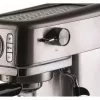 Ariete 1381 kavos virimo aparatas su slėgio matuokliu, suderinamas su malta kava ir ESE kapsulėmis, 1300 W, 1,1 l talpa, 15 barų slėgis, ½ puodelio filtras, Cappuccino įrenginys, sidabrinis