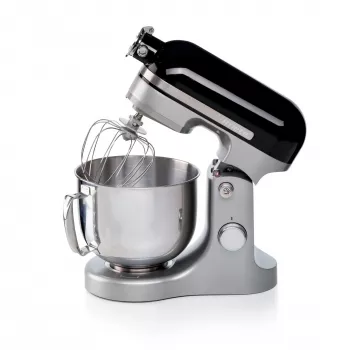 Ariete Moderna Juoda maišytuvas, Stacionarus maišytuvas, Juoda, Plakti, Minkyti, Maišyti, 5,5 l, Sukamasis, Aliuminis