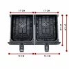 Ariete 4623 Airy Fryer Dual, karšto oro gruzdintuvė su dvigubu krepšiu, 1700 W, 8 l talpa, 3 kepimo funkcijos, skaitmeninis LED jutiklinis skydelis, 8 iš anksto nustatytos programos, laikmatis, 2 krepšiai, juoda