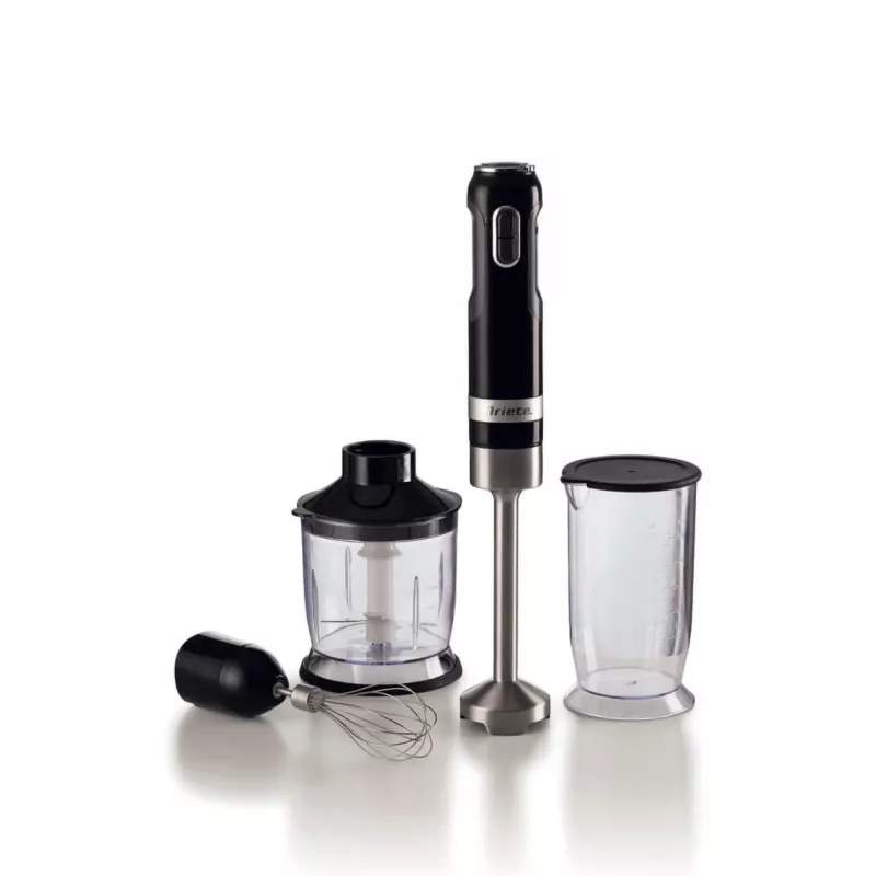Ariete 602 Hand Blender Moderna, 1000W, 10 speeds + turbo, Accessories included, Juoda
