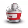 Ariete 643 ledų gaminimo aparatas Party Time, ledų gaminimo mašina, 12 W, 1,5 l talpa, išimamas dubuo su dviguba izoliacija, paruošimo laikas 30 minučių, dangtis ingredientams pridėti, raudonas
