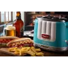 Ariete 206 Hot dog Maker Party Time, 650 W, mėlynas, dešrainių skrudintuvas, šviesiai mėlynas, 2 vnt., 650 W, 160 mm, 270 mm