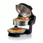Ariete 927 Pizzeria , Dviguba picos krosnelė, 2 picos per 4 minutes, 2300 W, 2 ugniai atsparūs akmenys, 2 termostatai, Skersmuo 32 cm, 5 kepimo lygiai, 2 nerūdijančio plieno mentelės, Raudona