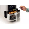 Ariete 4626 Airy Fryer 6L, karšto oro gruzdintuvė, 1300 W, 6 l talpa, 2,5 kg kepimo talpa, 8 iš anksto nustatytos programos, temperatūra iki 200°, permatomas krepšys kepimo kontrolei, juoda
