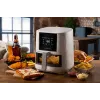 Ariete 4626 Airy Fryer 6L, karšto oro gruzdintuvė, 1300 W, 6 l talpa, 2,5 kg kepimo talpa, 8 iš anksto nustatytos programos, temperatūra iki 200°, permatomas krepšys kepimo kontrolei, juoda