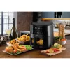 Ariete 4633, Karšto oro gruzdintuvė 4L, 1400W, Talpa 4L, 9 programos, Shake and Grill funkcija, Temperatūra iki 200°C, Juoda