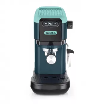 Ariete 1399 Espreso kavos aparatas, maltai kavai ir ESE kapsulėms, 1300 W, 1,1 l talpa, 15 bar slėgis, 1, 2 puodelių ir ESE kapsulių filtras, kapučino, žalias