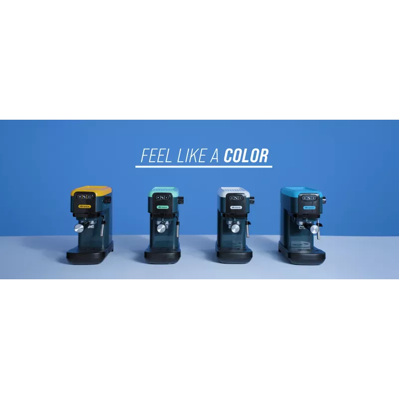 Ariete 1399 Espreso kavos aparatas, maltai kavai ir ESE kapsulėms, 1300 W, 1,1 l talpa, 15 bar slėgis, 1, 2 puodelių ir ESE kapsulių filtras, kapučino, žalias