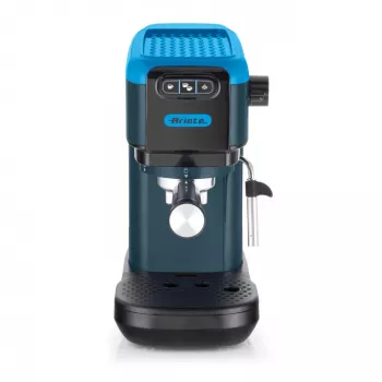 Ariete 1399 espreso kavos aparatas, maltai kavai ir E.S.E. kavos kapsulėms, 1300 W, 1,1 l talpa, 15 barų slėgis, 1, 2 puodelių ir E.S.E. kapsulių filtras, kapučino, mėlynas