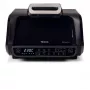 Ariete 4635 Air Fryer Grill, gruzdintuvė ir grilis, kepsnių grilis, 1700W, 8L talpa, kepimas ir grilinimas, 8 gaminimo funkcijos, laikmatis, juoda