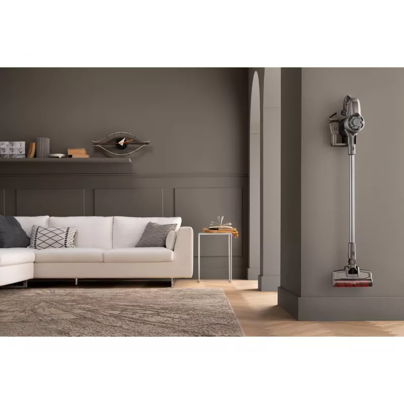 De’Longhi Colombina Evo XLM418.GCG 2-in-1 stick vacuum Battery Dry Bagless 0.5 L 400 W Pilka