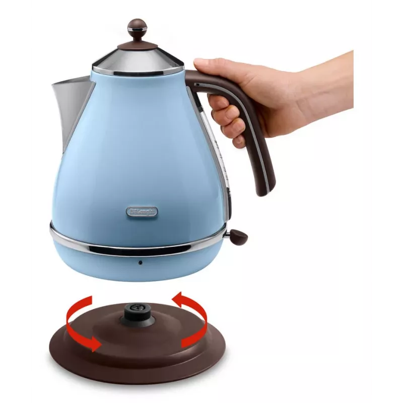 De’Longhi KBOV 2001.AZ elektrinis virdulys 1,7 l 2000 W mėlynas