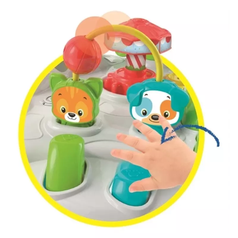Clementoni Baby Park veiklos stalas, 1 m., Garsinis, Įvairiaspalvis