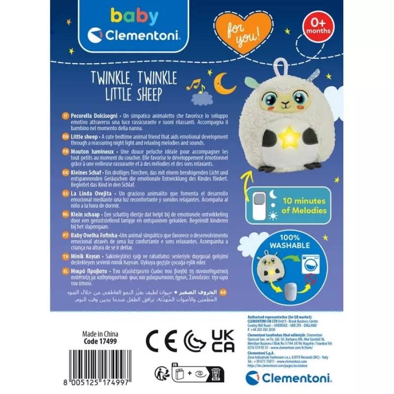 Clementoni Disney Baby 17499 minkštas žaislas