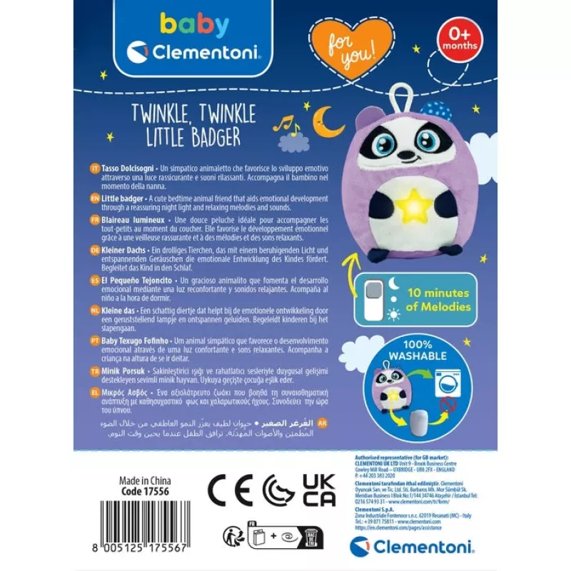 Clementoni Disney Baby 17556 minkštas žaislas