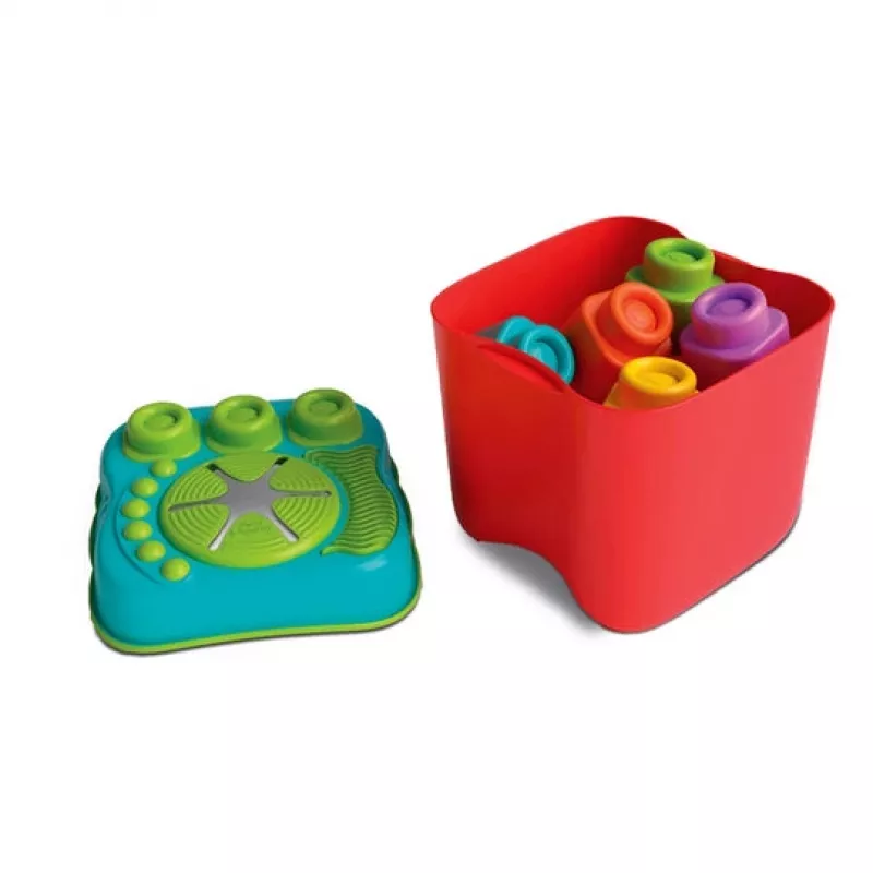 Clementoni Sensorial Bucket, 0.5 metų, Įvairiaspalvis