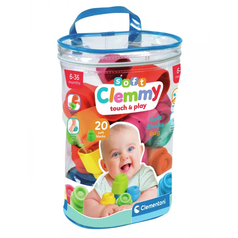 Clementoni Clemmy Maišas 20, 0,6 m., 20 vnt., Guma