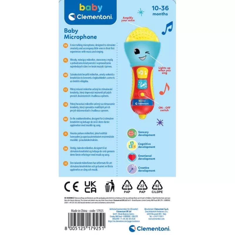 Baby 17925 muzikinis žaislas