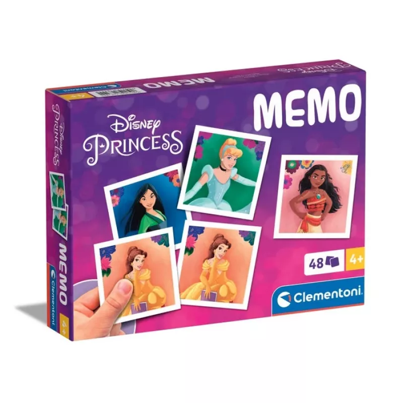 Clementoni Memo Princess 2024 kortų žaidimas atmintis