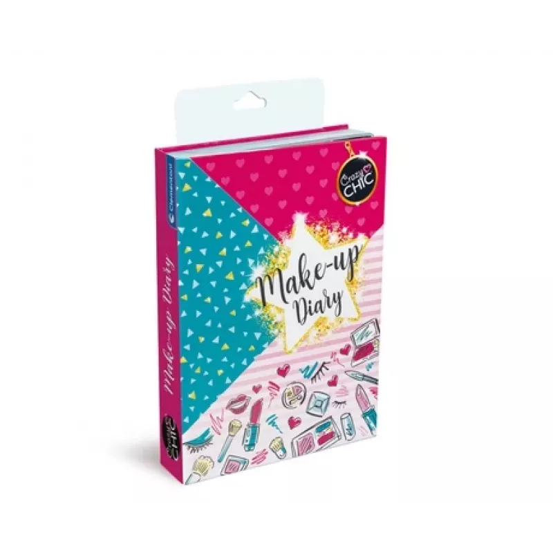 Clementoni Make-up Diary, Moterims, 1 vnt., 150 mm, 30 mm, 210 mm