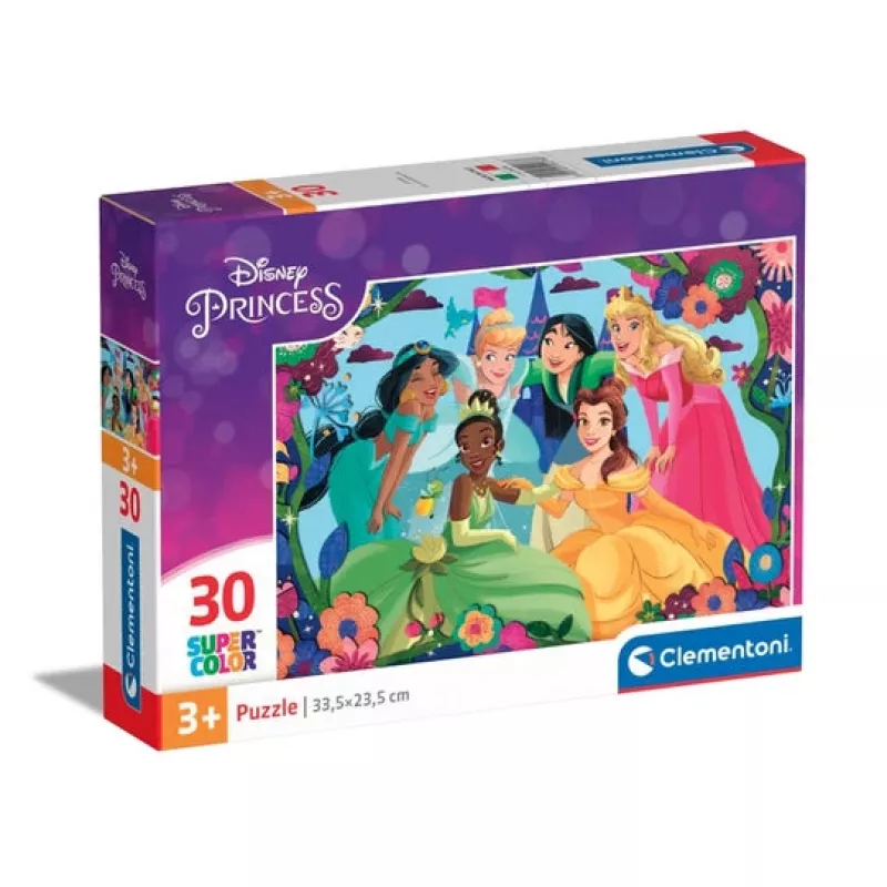 Clementoni Supercolor Disney Princess Dėlionė 30 vnt. Animaciniai filmukai