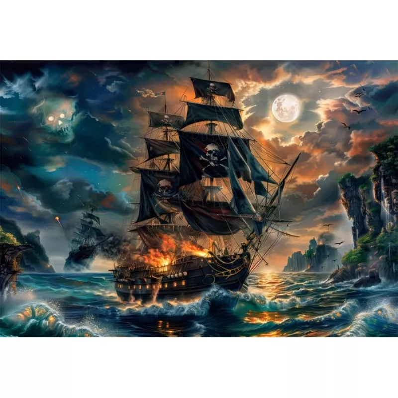 Clementoni Supercolor 21738 dėlionė 300 vnt. Laivai
