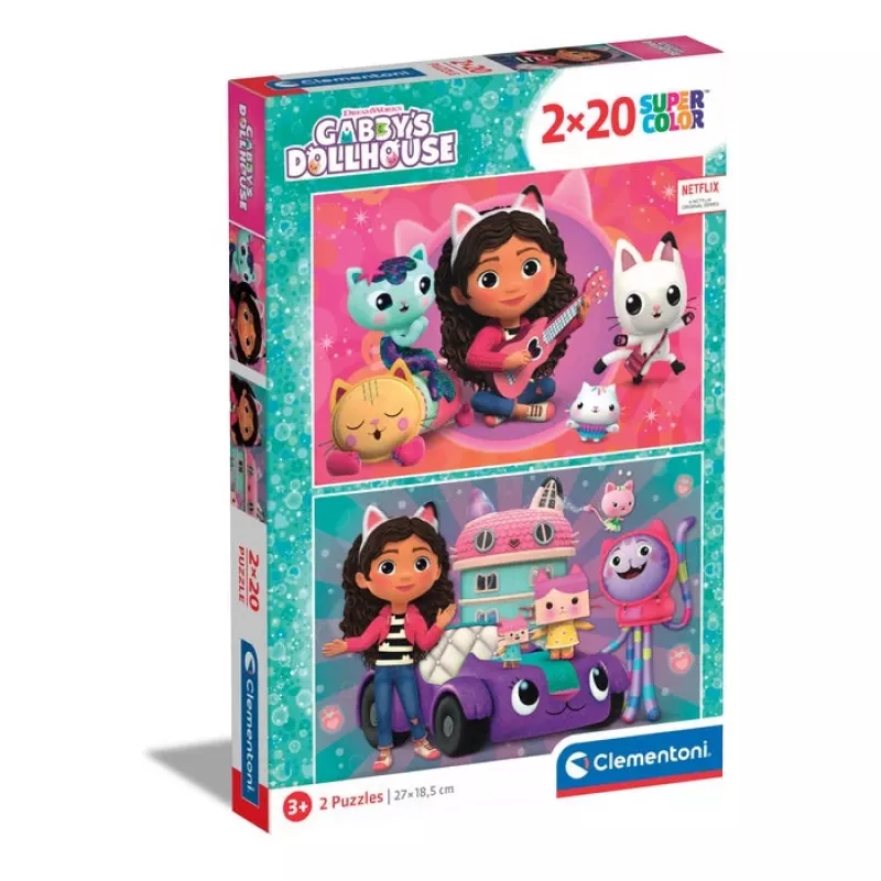 Clementoni GABBY'S DOLLHOUSE Dėlionė 20 vnt.