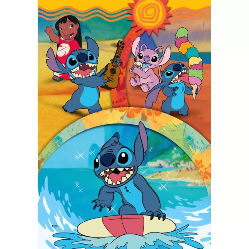 Clementoni Supercolor 25042 dėlionė Stalo dėlionė 104 vnt. Animaciniai filmukai