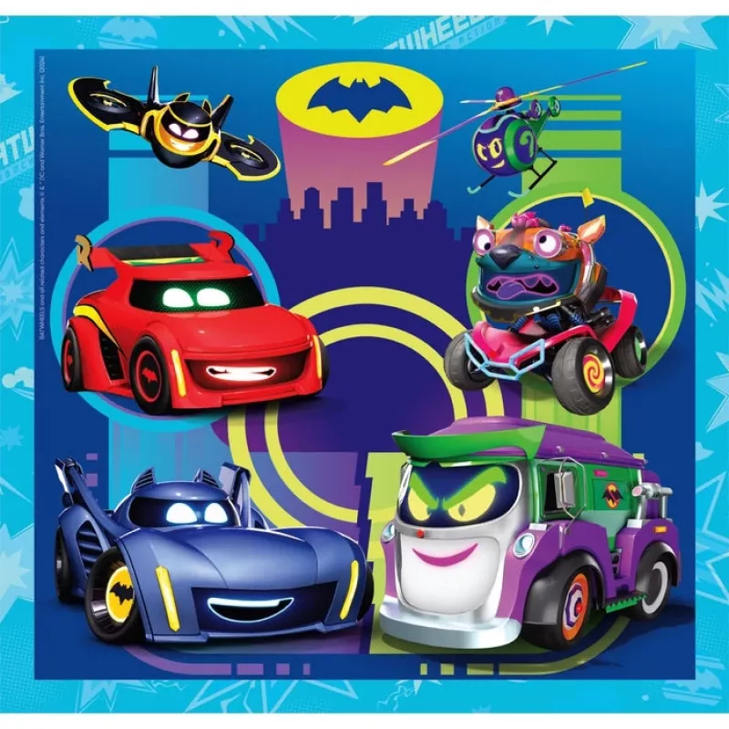 Clementoni Supercolor Batwheels dėlionė 48 vnt. Komiksai