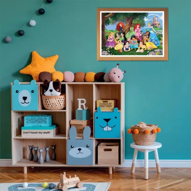 Clementoni Supercolor Disney Princess dėlionė 104 vnt. Animaciniai filmukai