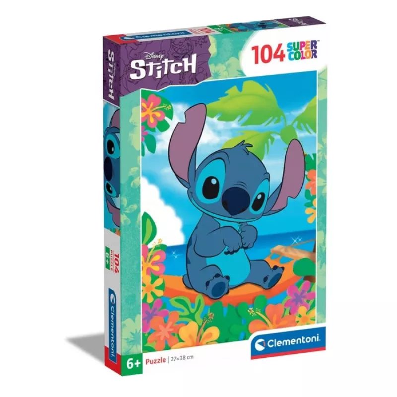Clementoni Supercolor Stitch dėlionė 104 vnt. Animaciniai filmukai