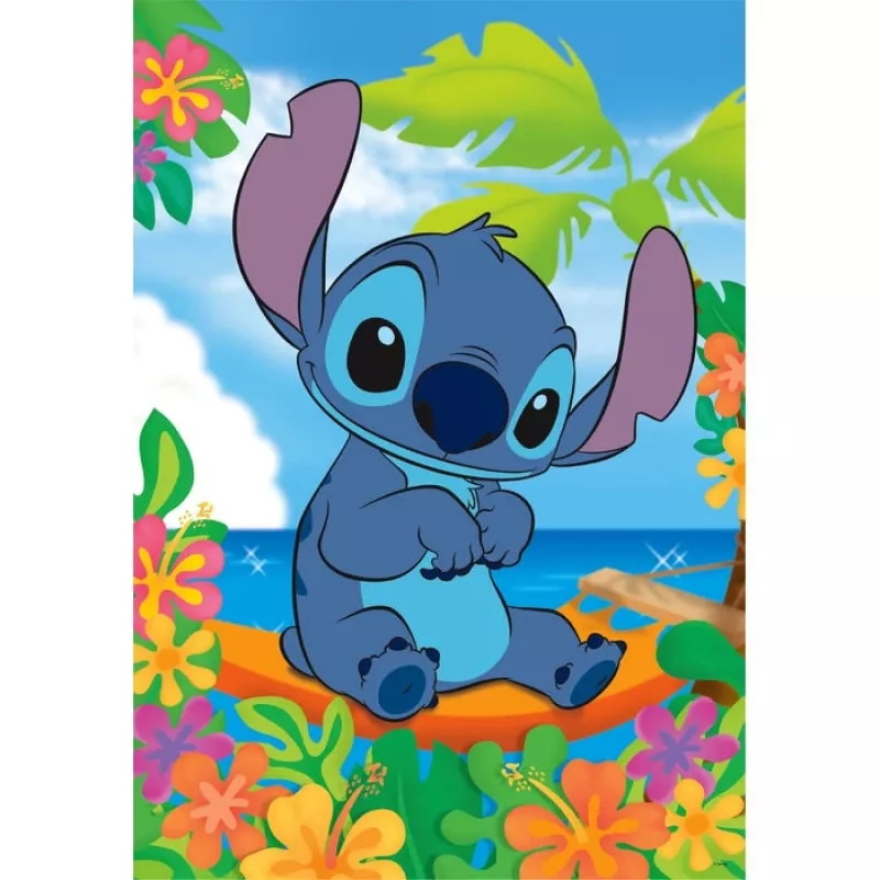Clementoni Supercolor Stitch dėlionė 104 vnt. Animaciniai filmukai
