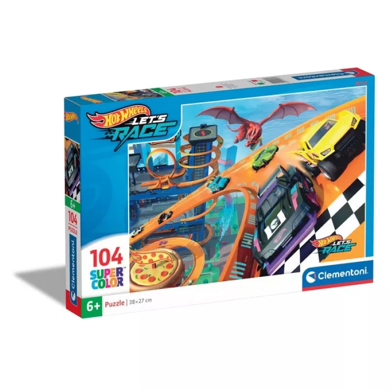 Clementoni Supercolor 25760 dėlionė 104 vnt. Transporto priemonės