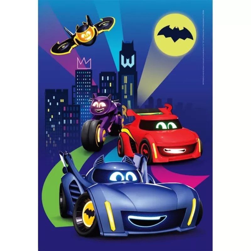 Clementoni Supercolor Batwheels dėlionė 60 vnt. Komiksai