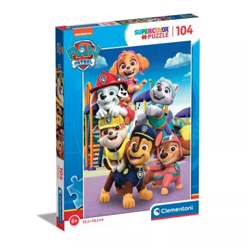 Clementoni Paw Patrol dėlionė 104 vnt. Animaciniai filmukai