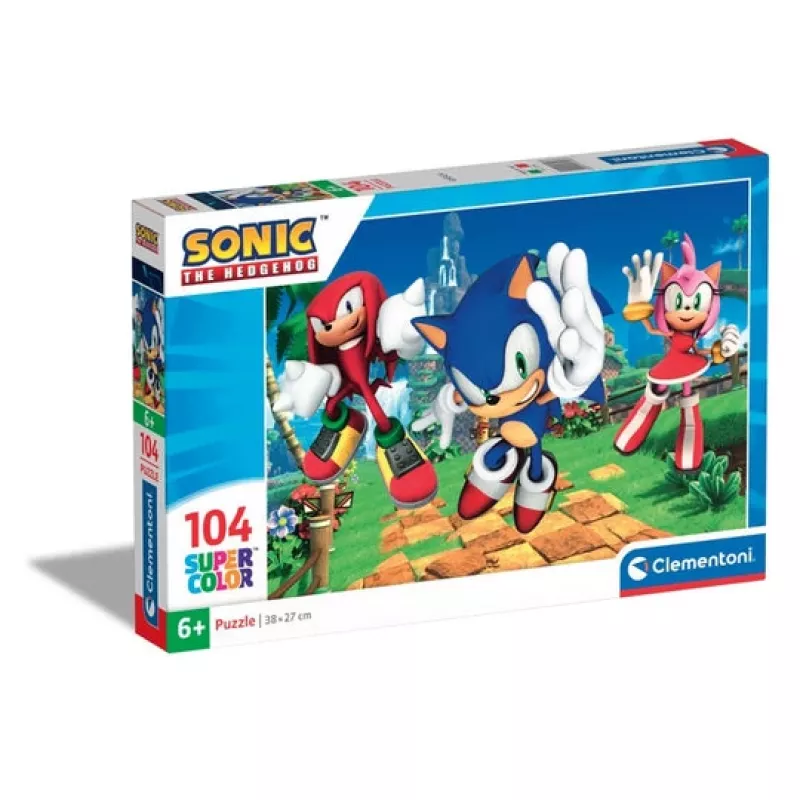 Clementoni Sonic dėlionė 104 vnt. Komiksai